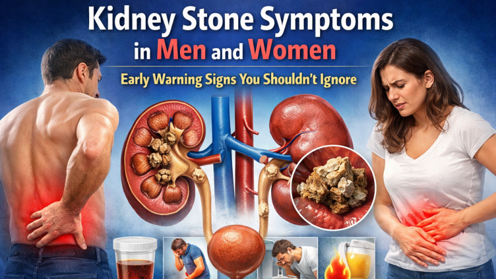 Kidney Stone Symptoms in Men and Women